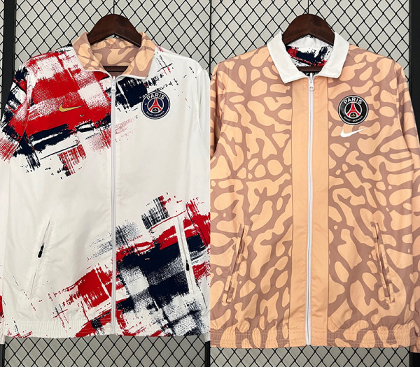2024Paris beige double-sided silicone Windbreaker（双面风衣）
