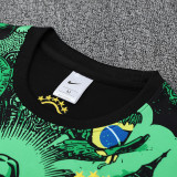 25/26 Brazil Jesus Statue Green Training Short Suit