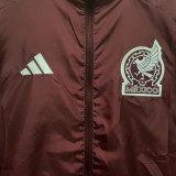 24/25 Mexico Brown & Light Green Double Sided Windbreaker (双面风衣)