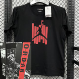 2025 T282 JD Black Pure Cotton T-shirt