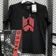 2025 T282 JD Black Pure Cotton T-shirt