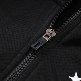24/25 Germany Black Hooded  Half Pull Tracksuit(Add Fluff)  (半拉链、加绒F600)