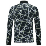 25/26 CHE Black Starry Sky Retro Edition Half Pull Tracksuit (半拉链)