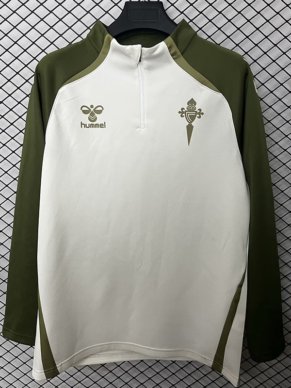 25/26 Celta Bege Half Pull Tracksuit (半拉链)