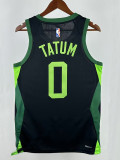 24/25 CELTICS TATUM #0 City Edition Top Quality Hot Pressing Retro NBA Jersey