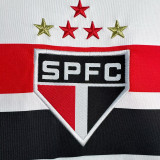 2007/2008 Sao Paulo  Home Retro Soccer Jersey