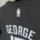 2025 T263 Clippers  GEORGE # 13  Pure Cotton  Black T-shirt