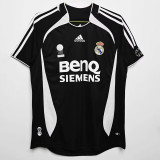 2006/2007 RMA Black Retro Soccer Jersey