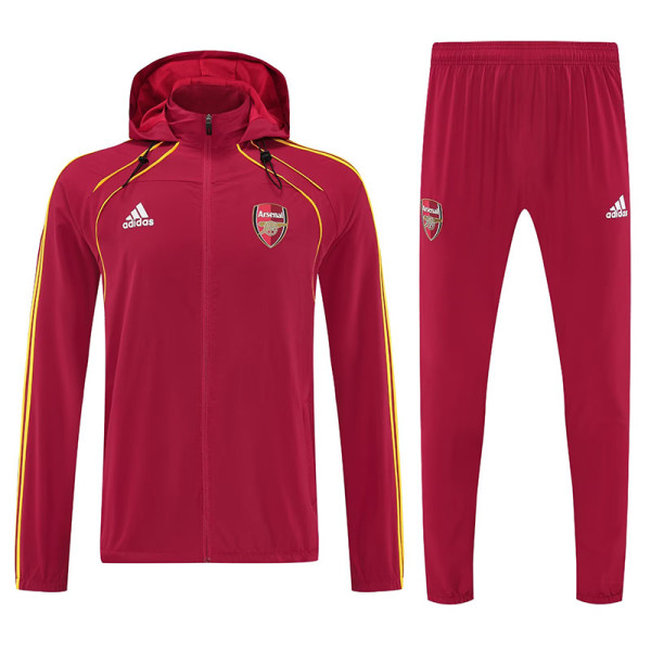 25/26 ARS Red Hooded Windbreaker Tracksuit