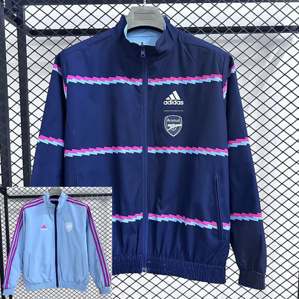 25/26ARS Sky Blue and Royal Blue Double Sided Windbreaker (双面风衣)