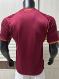 25/26  Roma Home Player Version Soccer Jersey（无广告）