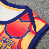 24/25 BAR Red &Yellow Tank top and shorts suit
