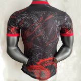 25/26 RMA Red Dragon Special Edition Black  Fans Soccer Jersey