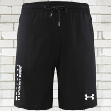 2025 RF-M649  Black Nylon Grid Casual Fitness Shorts#灰