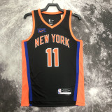 22/23 KNICKS BRUNSON #11 Black City Edition Top Quality Hot Pressing NBA Jersey