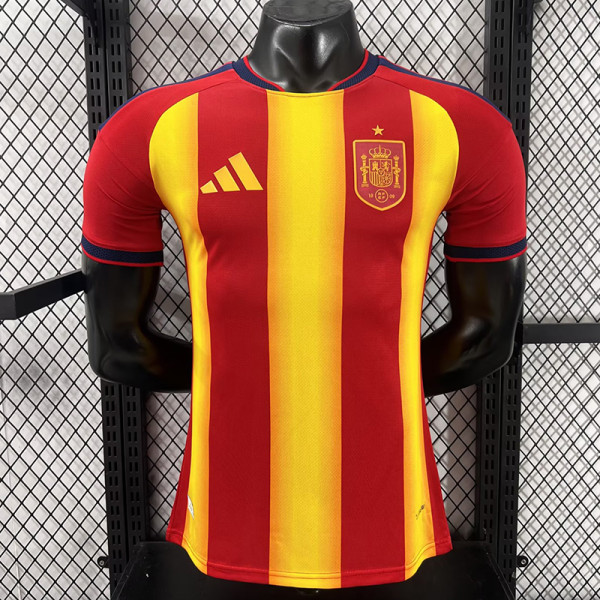 26/27 Spain Special Edition Red& Yellow Player Version Soccer Jersey