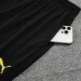 24/25 Dortmund Yellow &Blck Half Pull Tracksuit  (半拉链)
