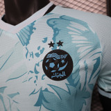 25/26 Algeria Light Green Butterfly Edition Player Version Soccer Jerse