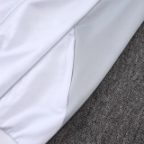 25/26 RMA White &Grey  Kids Jacket Tracksuit#E25100