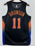 25/26 KNICKS BRUNSON #11 Black Limited  Edition Top Quality Hot Pressing NBA Jersey
