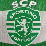 25/26 Sporting Lisbon Home Player Version Soccer Jersey