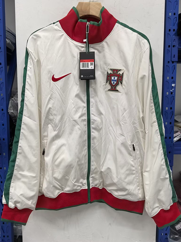 25/26 Portugal  Embroidery Retro windbreaker