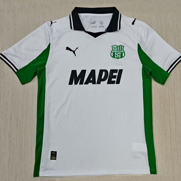 25/26 Sassuolo White Fans Soccer Jersey
