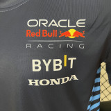 2024 F1 Red Bull  Royal Blue Polo Red Racing Suit（圆领)