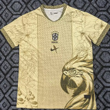 25/26 Brazil Special Edition Khaki Fans Soccer Jersey