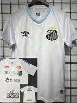 25/26 Santos FC Home Fans Soccer Jersey(Print All Sponsor)(新全广告、背上NVA~SRTE)