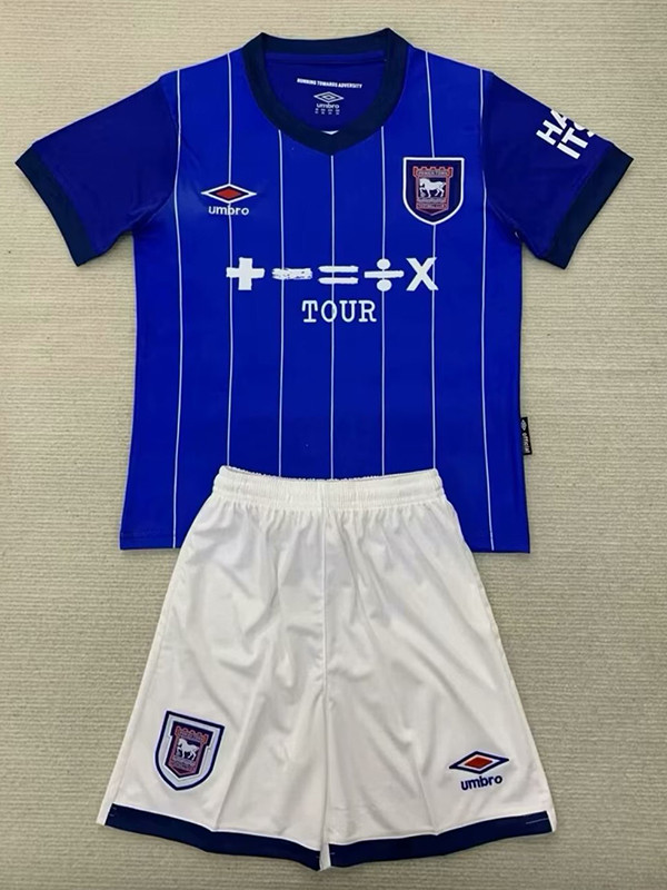 24/25 Ipswich Home  Kids Soccer Jersey