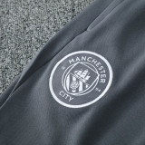 25/26 Man City Dark Grey Half Pull Tracksuit  (半拉链)
