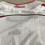 2006/2007 ACM Away White Long Sleeve Retro Soccer Jersey (长袖)(带决赛小字)