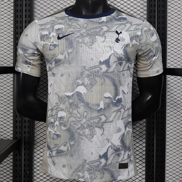 25/26 TOT  Grey White  Player Version Training Shirts