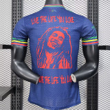 25/26 Ajax Graffiti Edition Royal Blue  Player Version Soccer Jersey