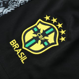 25/26 Brazil Jesus Statue Grey Training Short Suit