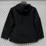 25/26 NK Black Thickened Assault  Hooded Windbreaker #H001