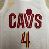 22/23 Cleveland Cavaliers MOBLEY #4 White Top Quality Hot Pressing NBA Jersey