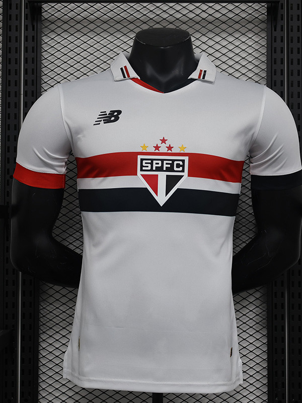 24/25 Sao Paulo  Home Player Version Soccer Jersey