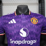24/25 Man Utd Purple Special Edition  Player Version Soccer Jersey