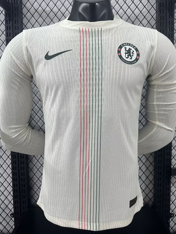25/26 CHE Away  Long Sleeve  Player Version Soccer Jersey