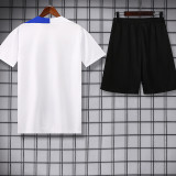 25/26 PSG White Training Short Suit
