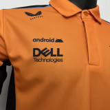 2023 F1 McLaren Yellow Polo Racing Suit(有领)