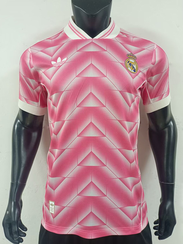 25/26 RMA Pink Puzzle Edition Player Version Soccer Jersey