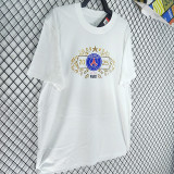 2025 PSG Navy White Champions League pure cotton T-shirt#No.9(纯棉 ）