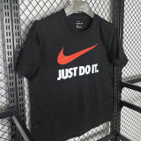 2025NK JUSTDOIT Black Pure Cotton T-shirt# T 240