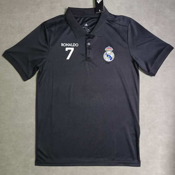 26/27 RMA Black Polo Shirt