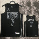 22/23 NETS DURANT #7 Black Top Quality Hot Pressing NBA Jersey (Trapeze Edition)