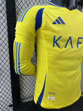 24/25 AL-Nassr Home Player Version Long Sleeve Soccer Jersey(长袖)