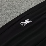 24/25 LIV Black Kids Half Pull Tracksuit  (童装、半拉链)